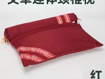艾草方形连体颈枕图5